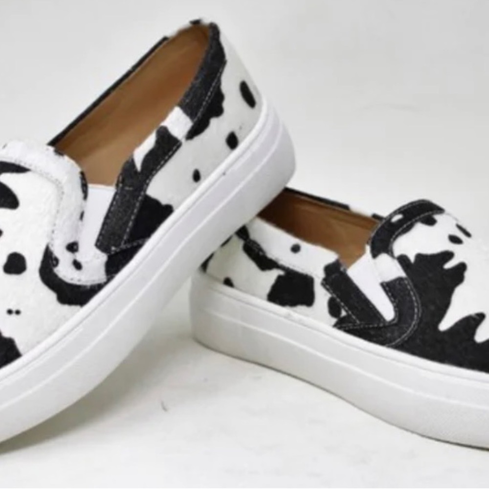 Cow Print Fashion Sneakers